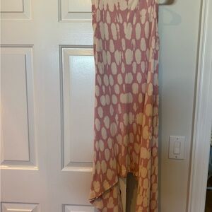 Stylish Pink and Cream Jumpsuit